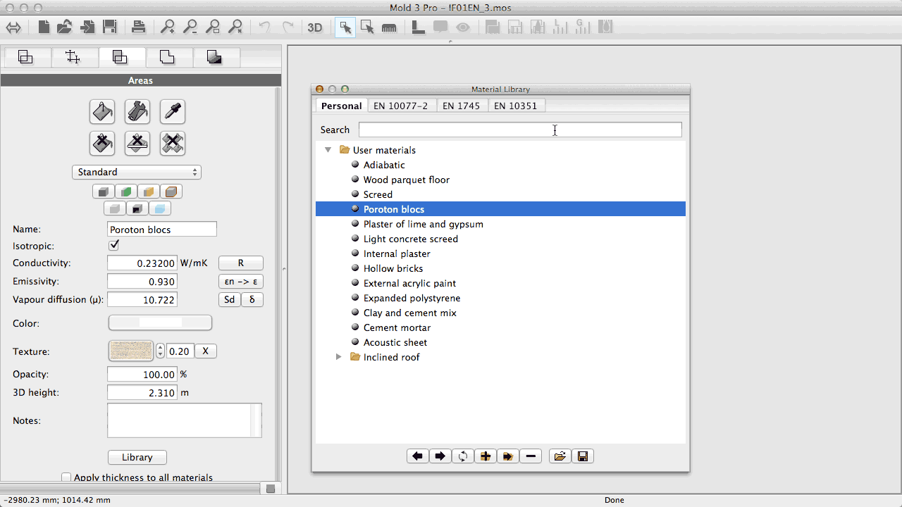 Create your own material library custom library